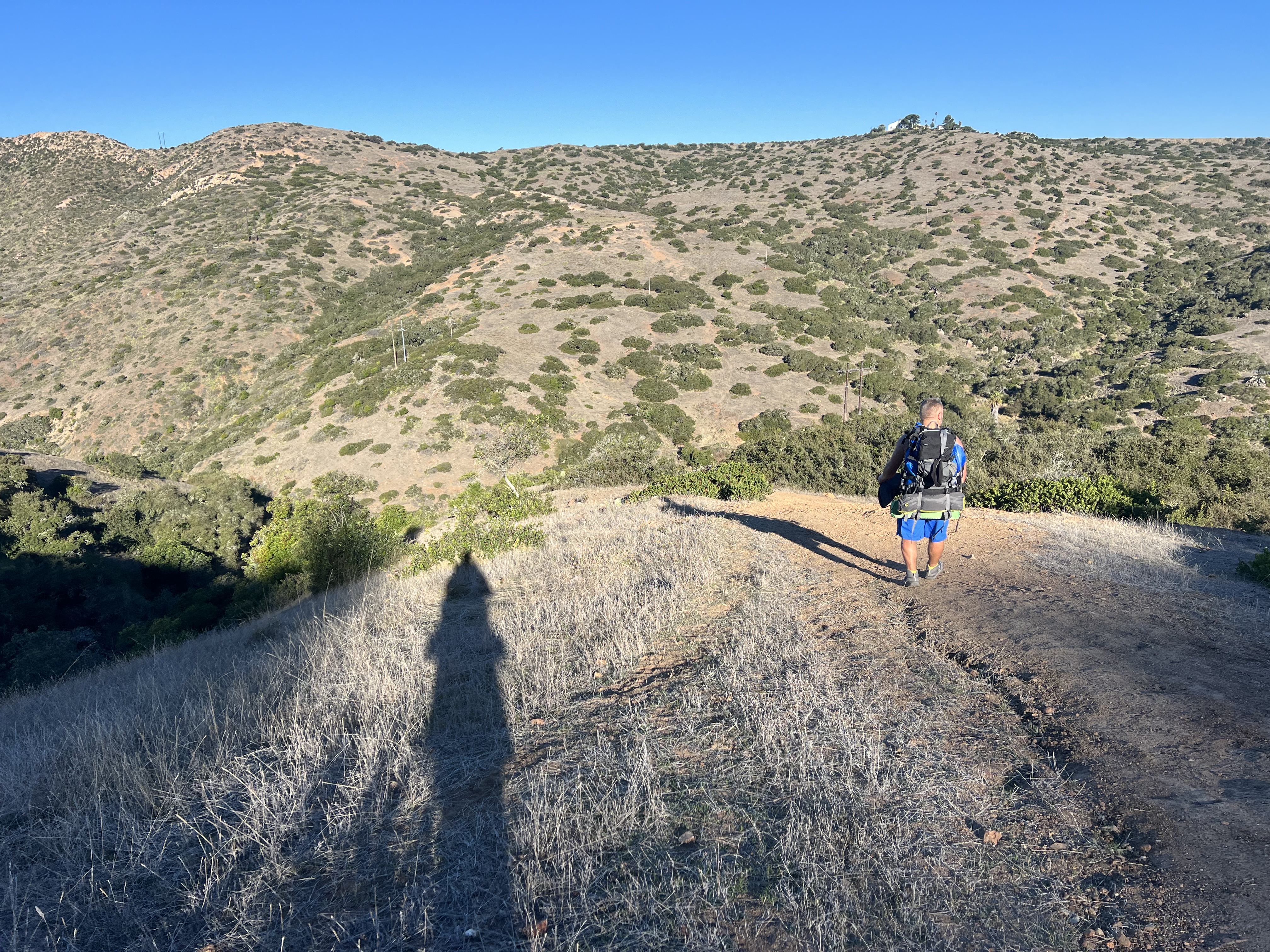 Airport in the sky at the top of the ridge