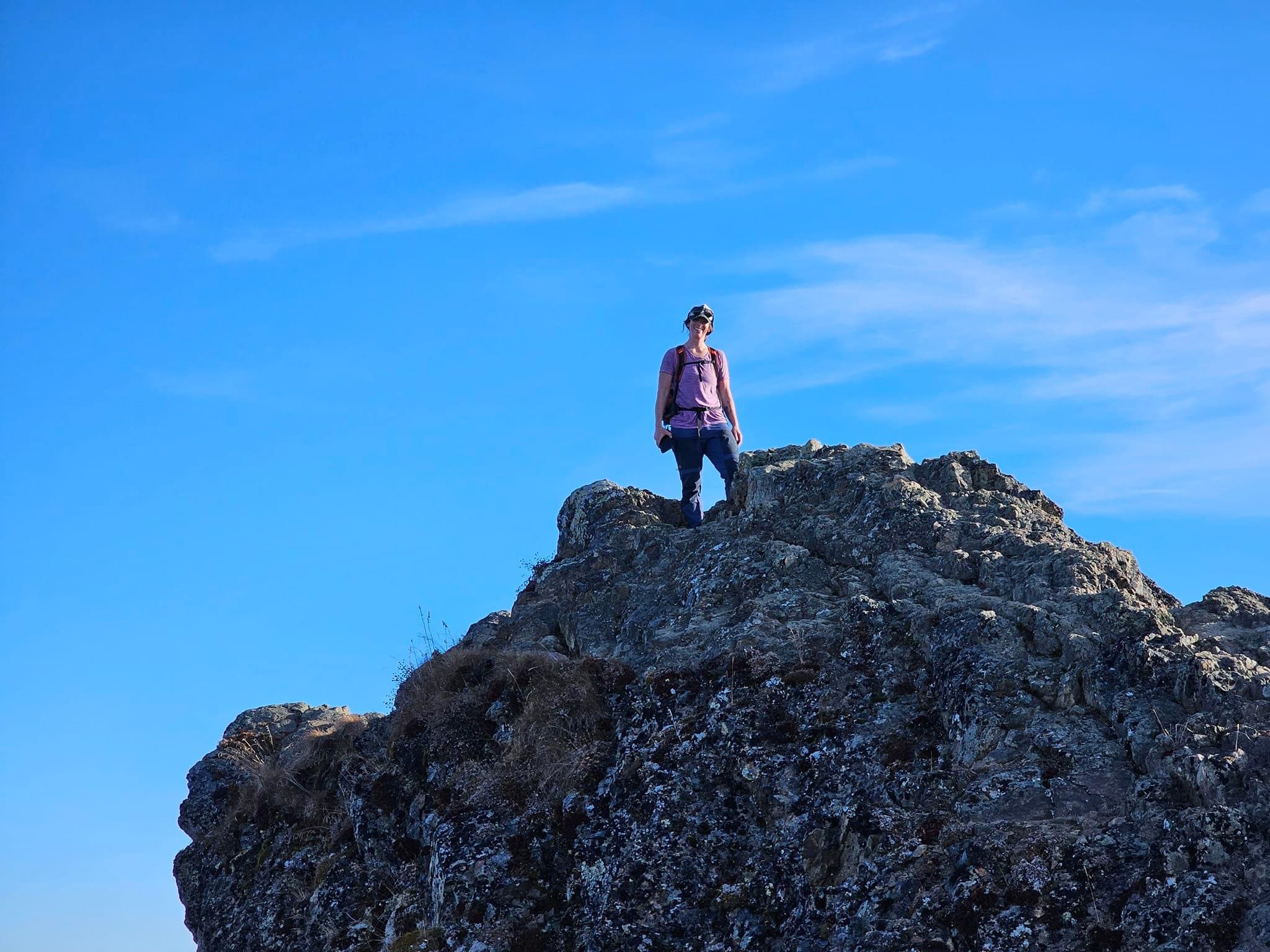 On the summit of Lazy